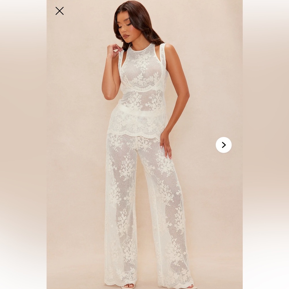 Crochet pant set